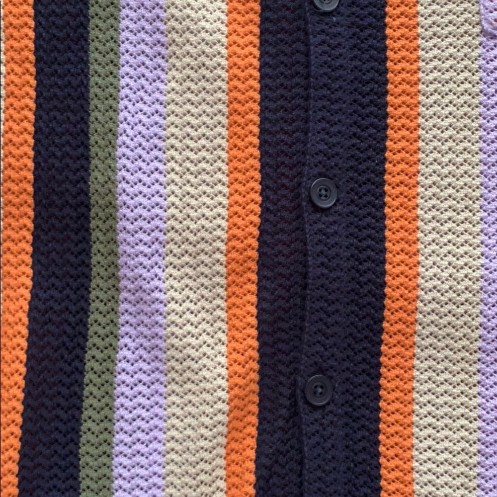 CMMN Sweden Wes knitted striped shirt - Picture 4 of 5